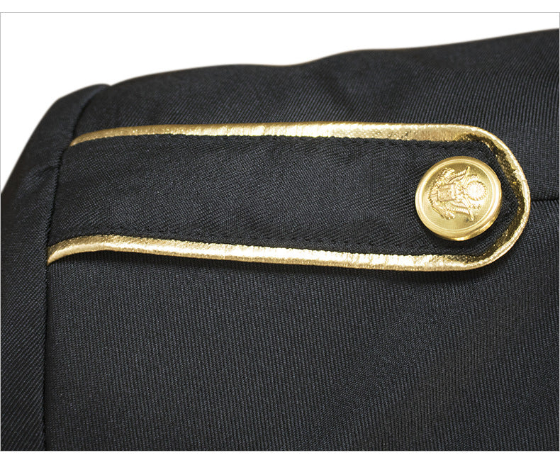 Men's Halloween Embroidered Jacket Stage Clothes