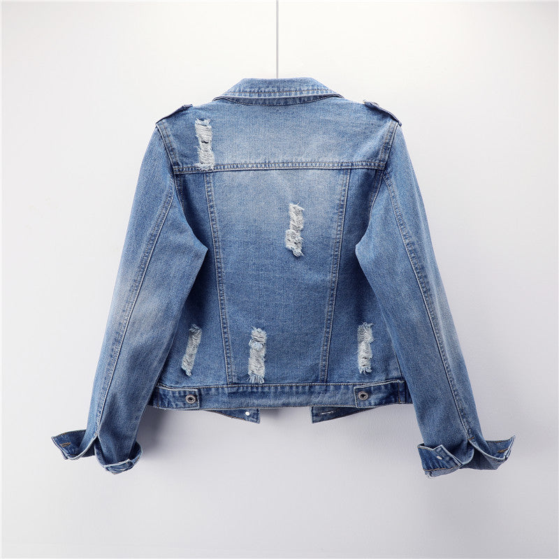 Women's short denim jacket
