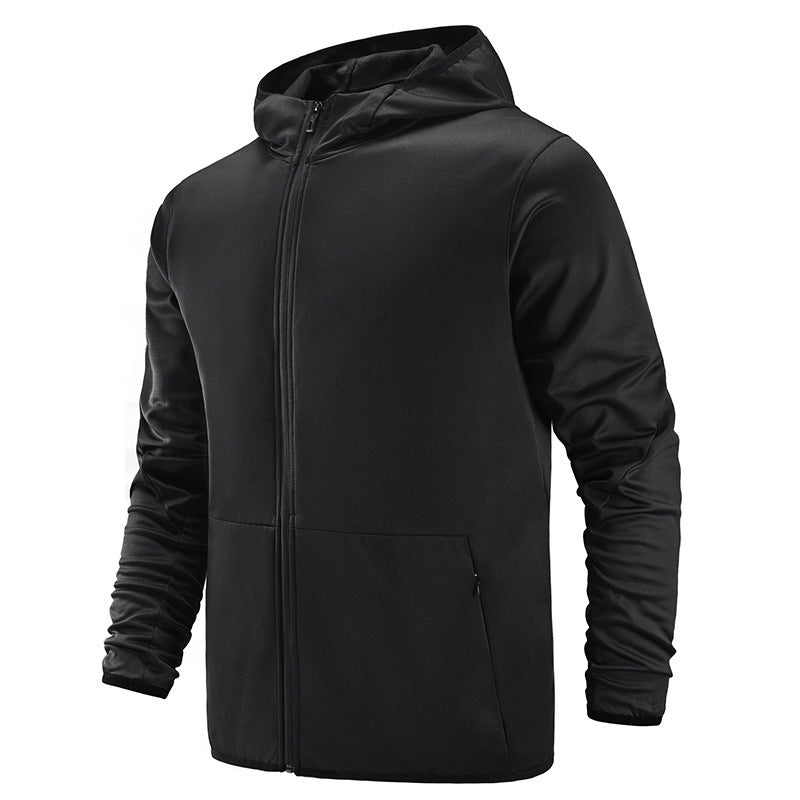 Men's Cardigan Hooded Sports Sweatshirt