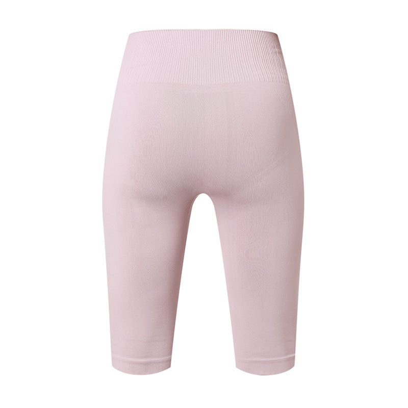 Tight-fitting Yoga Five-point Pants Sweat-absorbent Stretch Thin Quick-drying Sweatpants