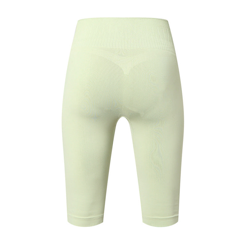 Tight-fitting Yoga Five-point Pants Sweat-absorbent Stretch Thin Quick-drying Sweatpants