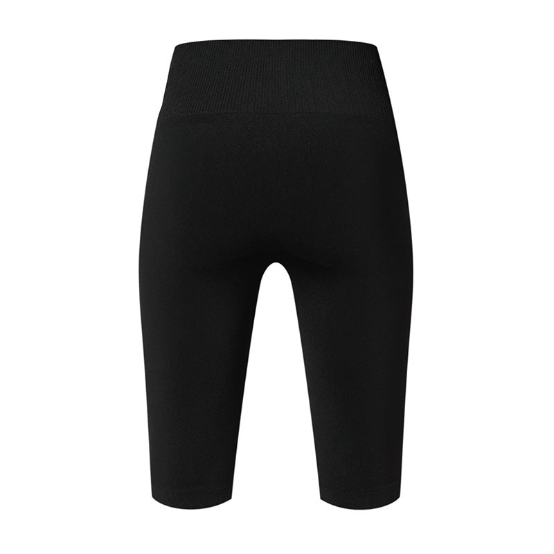 Tight-fitting Yoga Five-point Pants Sweat-absorbent Stretch Thin Quick-drying Sweatpants
