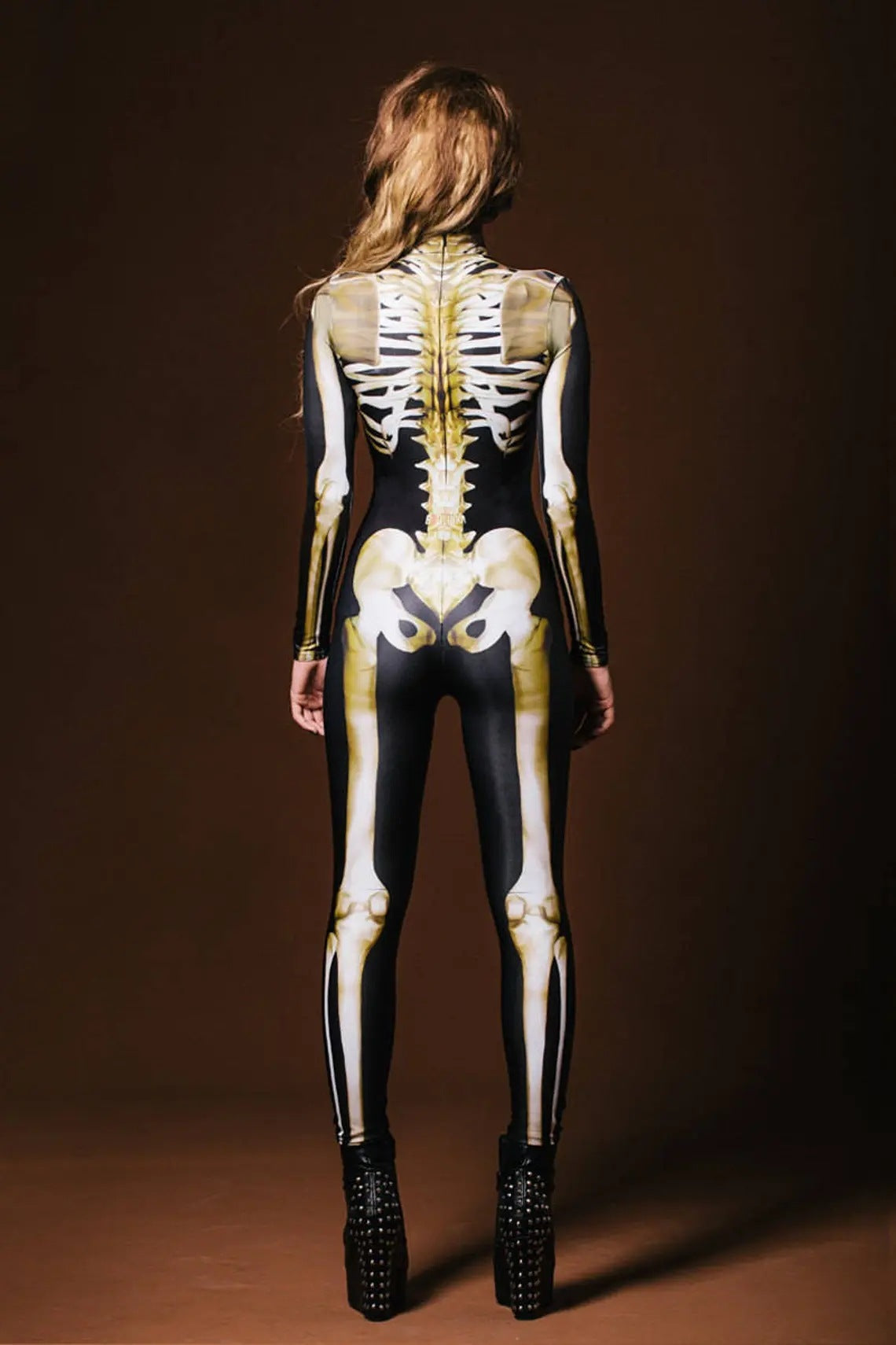 Digital Printing Halloween Cosplay Cosplay Clothes Unisex Wear Tight Long Sleeve Jumpsuit
