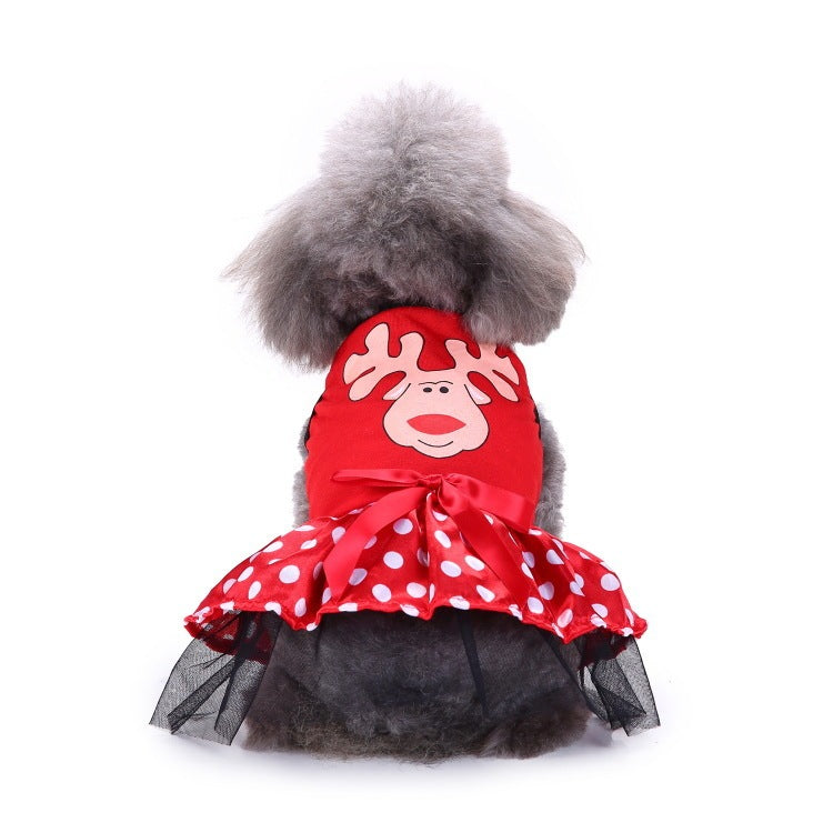 Dog supplies pet Christmas clothes creative Halloween Christmas pet clothes funny dog clothes cross-border