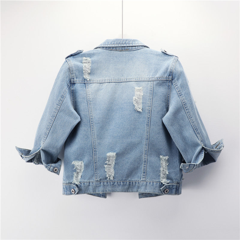 Women's short denim jacket