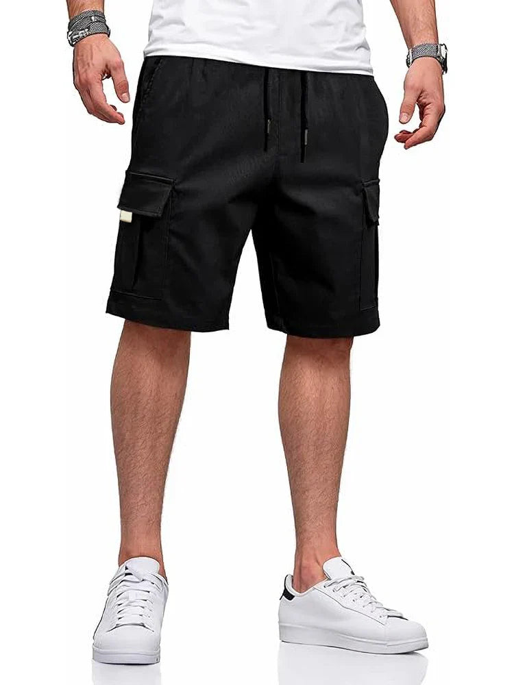 2025 New Men's Cargo Shorts Multi-Pocket Overalls Summer Light weight Comfortable Pants Outdoor Casual Sports Pants