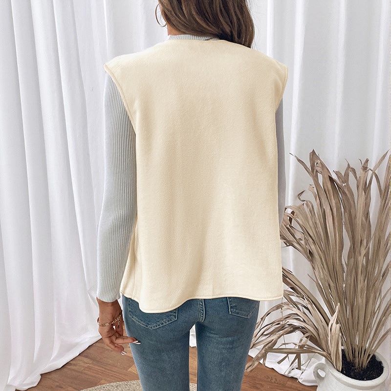 Women's Daily Casual Vest Polar Fleece