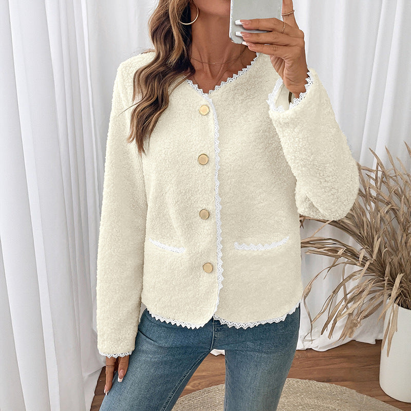 European And American Fashion Lambswool Cardigan