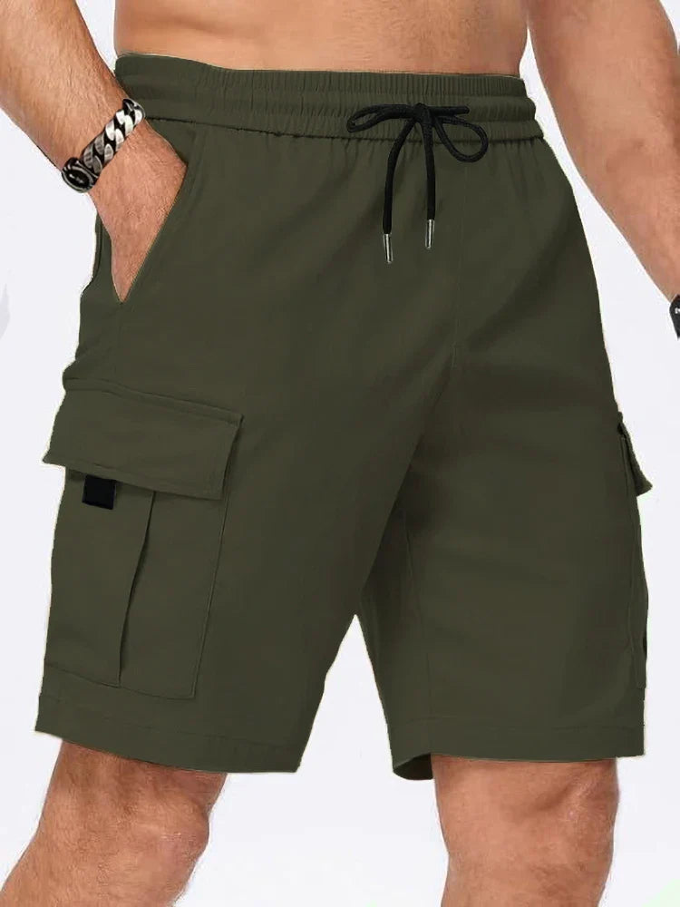 2025 New Men's Cargo Shorts Multi-Pocket Overalls Summer Light weight Comfortable Pants Outdoor Casual Sports Pants