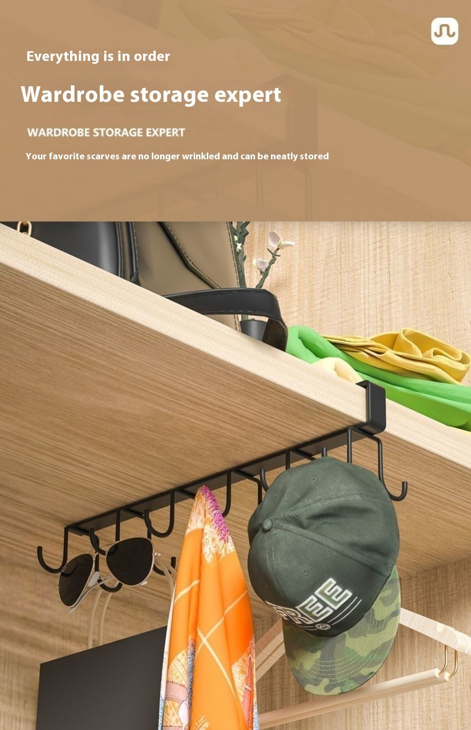 Creative Kitchen Cabinet Hanging Iron Hook