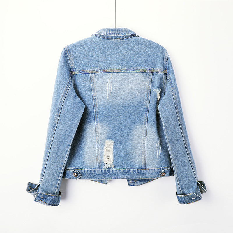 Women's short denim jacket