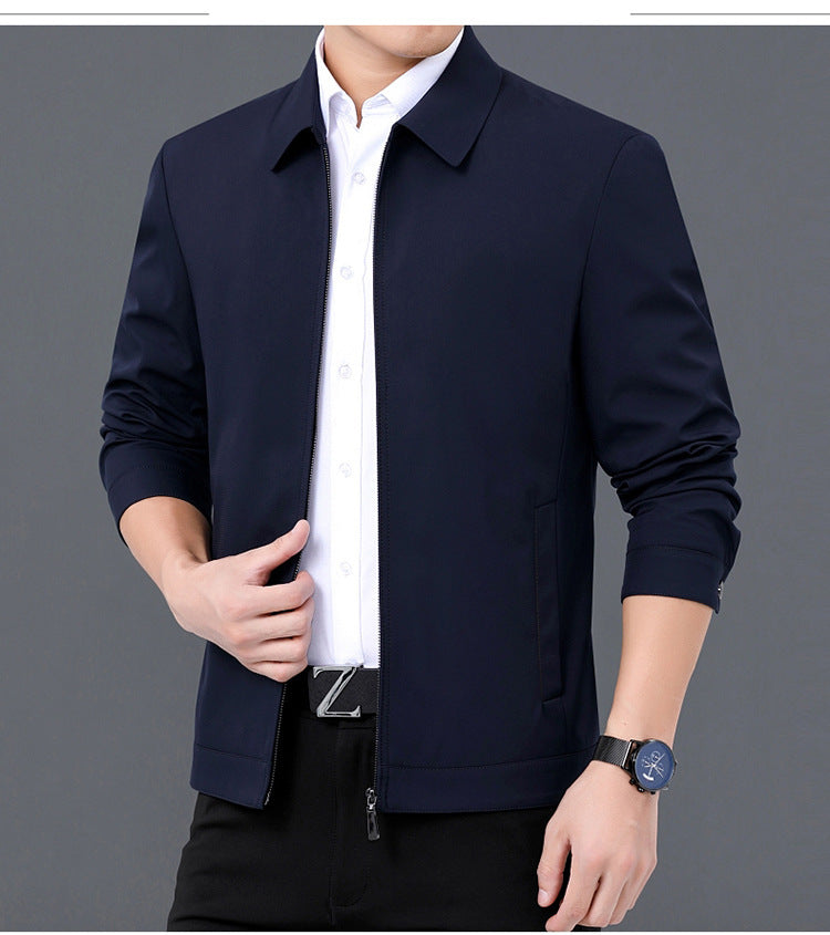 Men's Casual Business Jacket Clothing For Middle-aged Dad