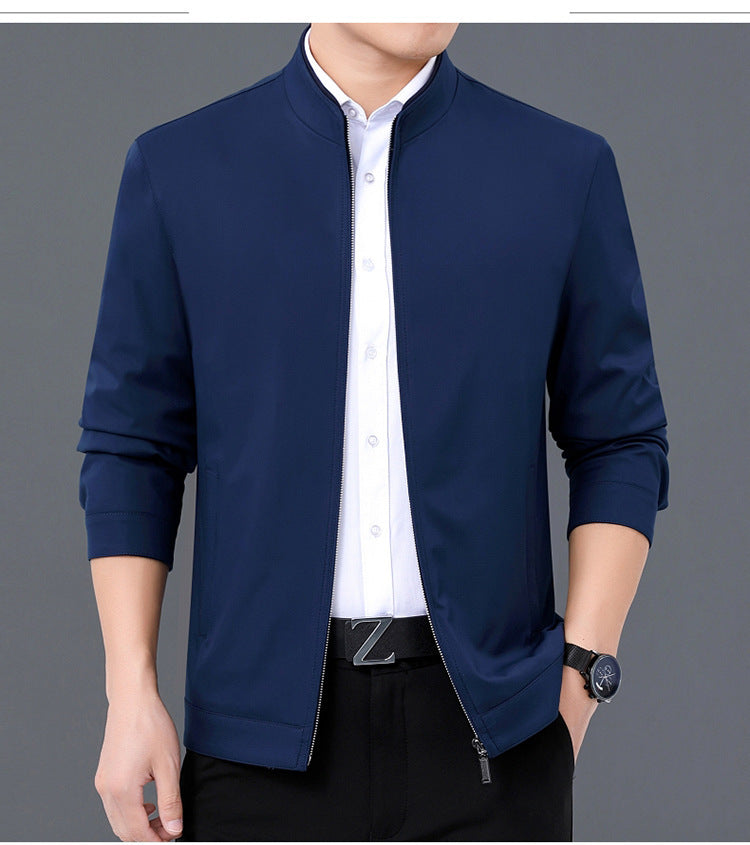 Men's Casual Business Jacket Clothing For Middle-aged Dad