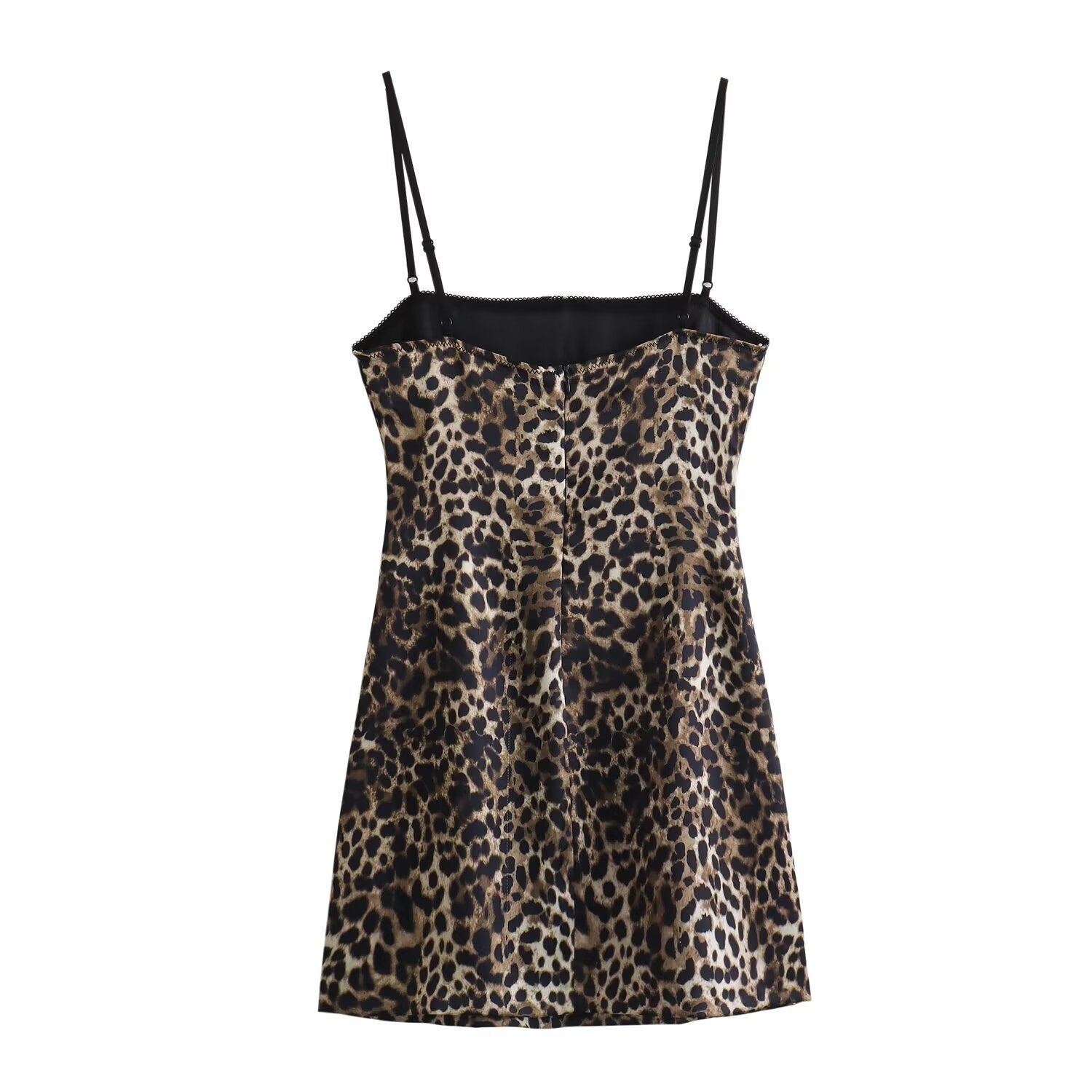 American Leopard Print Dress Women