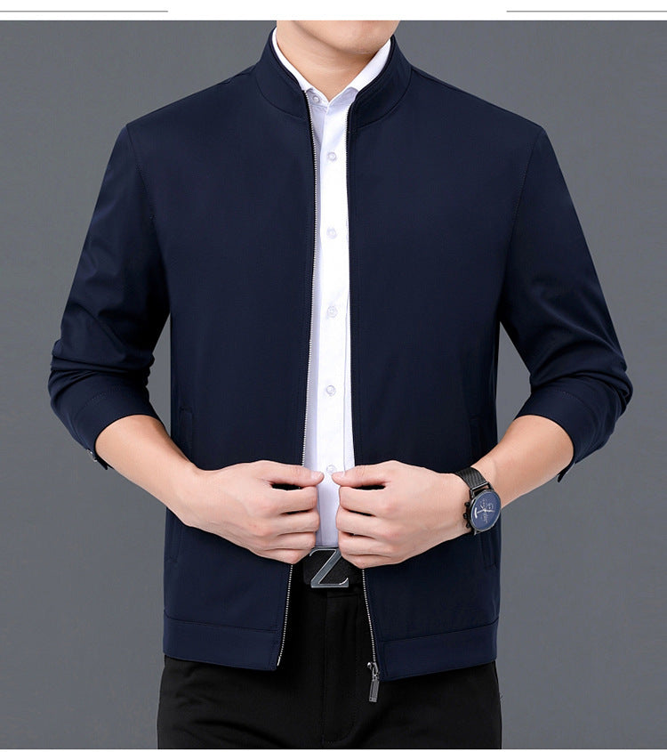 Men's Casual Business Jacket Clothing For Middle-aged Dad