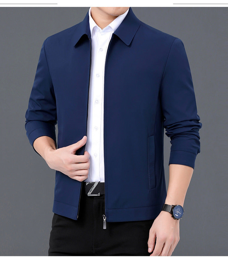 Men's Casual Business Jacket Clothing For Middle-aged Dad