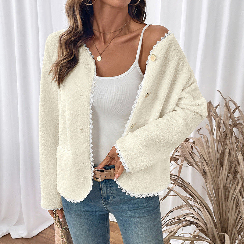 European And American Fashion Lambswool Cardigan
