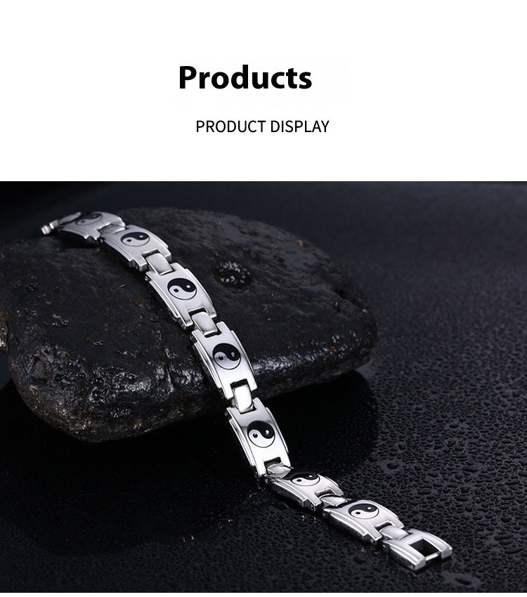 Tai Chi Titanium Steel Bracelet Jewelry For Men