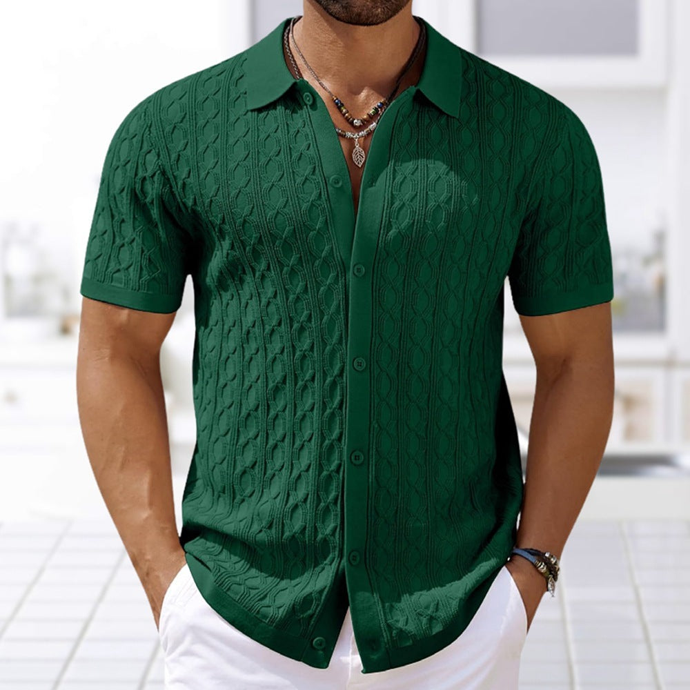 Summer Short-sleeved Men's Clothing European And American