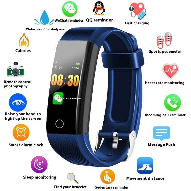 Blood Pressure Heart Rate Sports Bracelet Men And Women