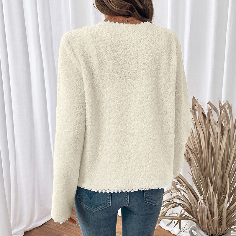 European And American Fashion Lambswool Cardigan