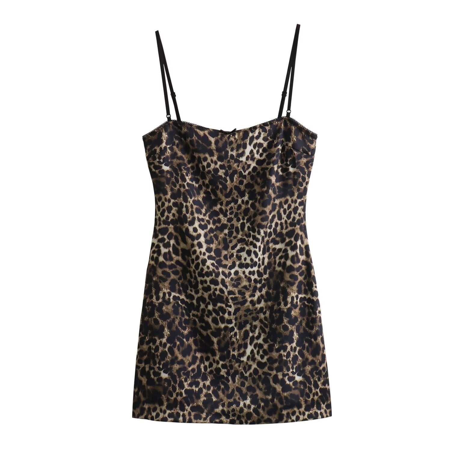 American Leopard Print Dress Women