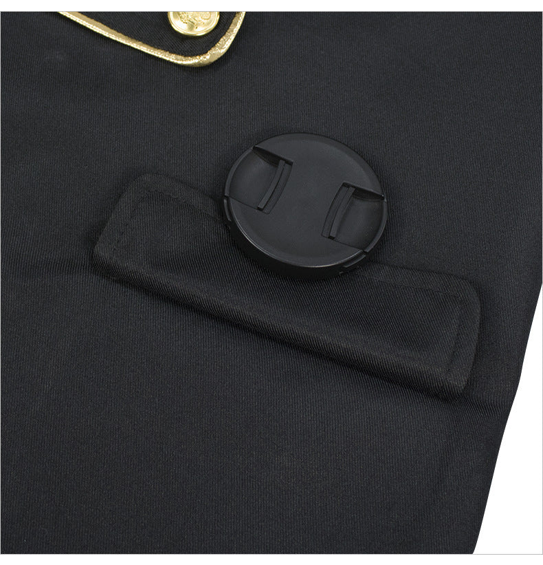 Men's Halloween Embroidered Jacket Stage Clothes